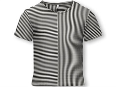 Kids ONLY top black/cloud dancer striped